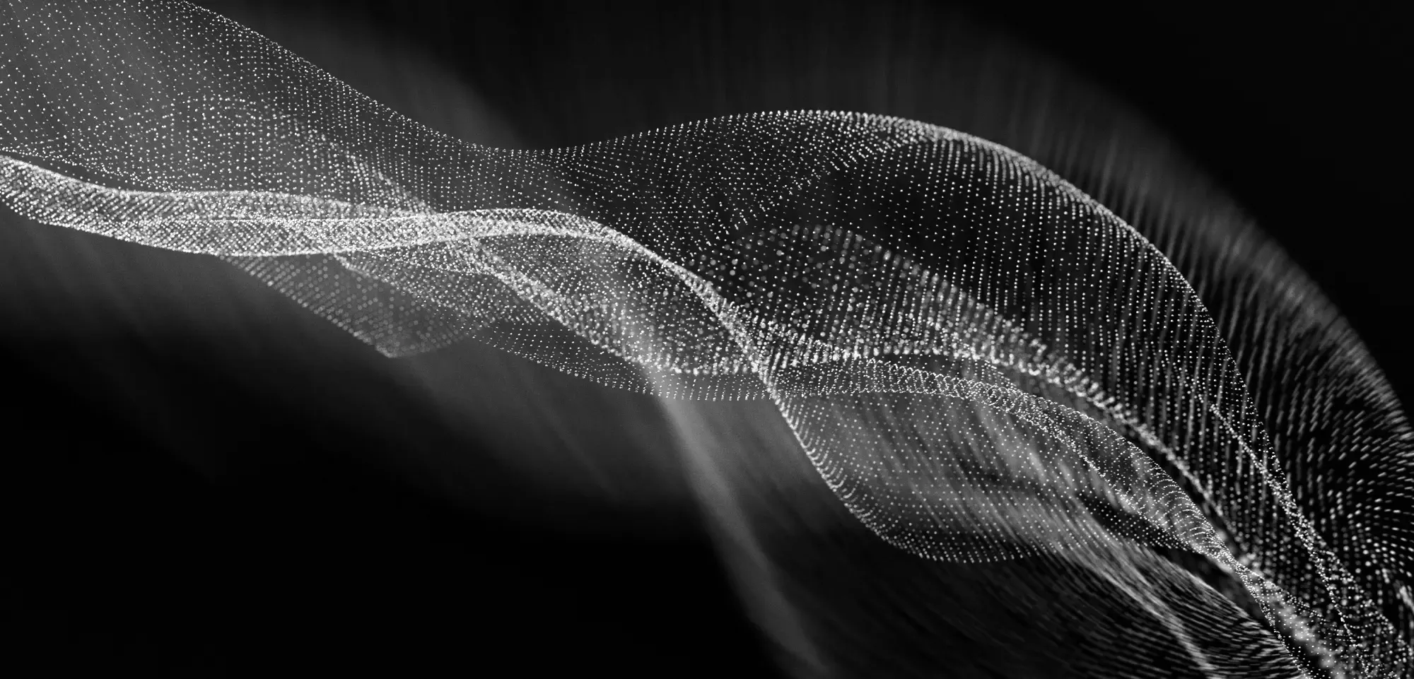 black and white digital abstract image